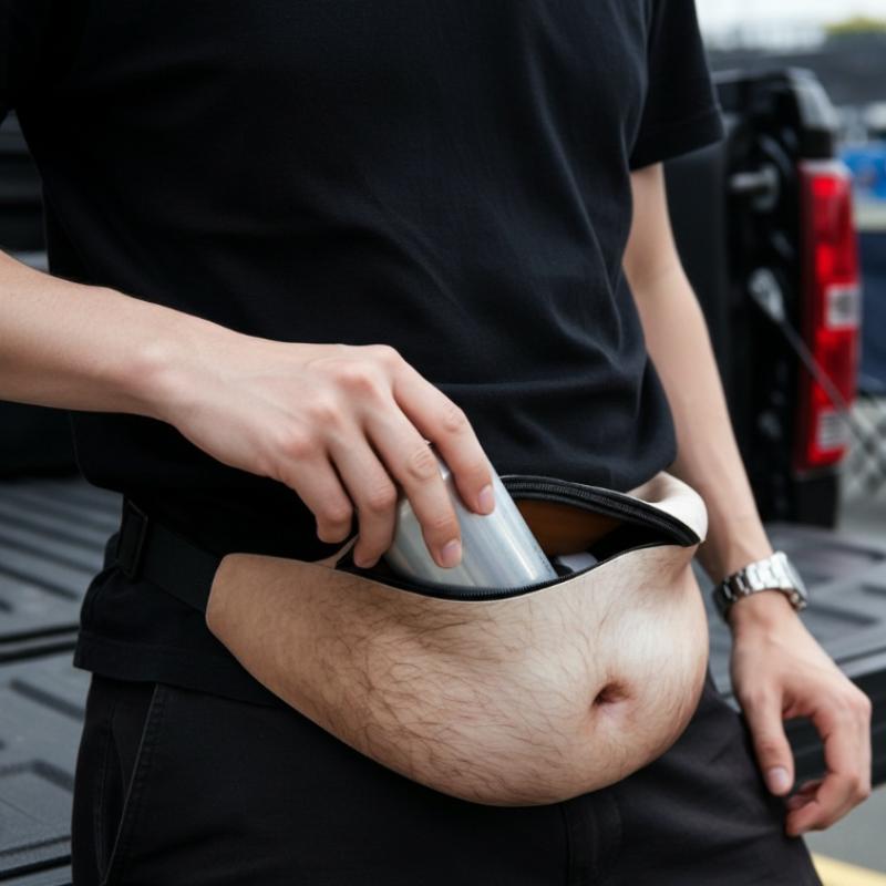 3D Printing Nylon - Tas Pinggang Lucu dengan Desain Perut