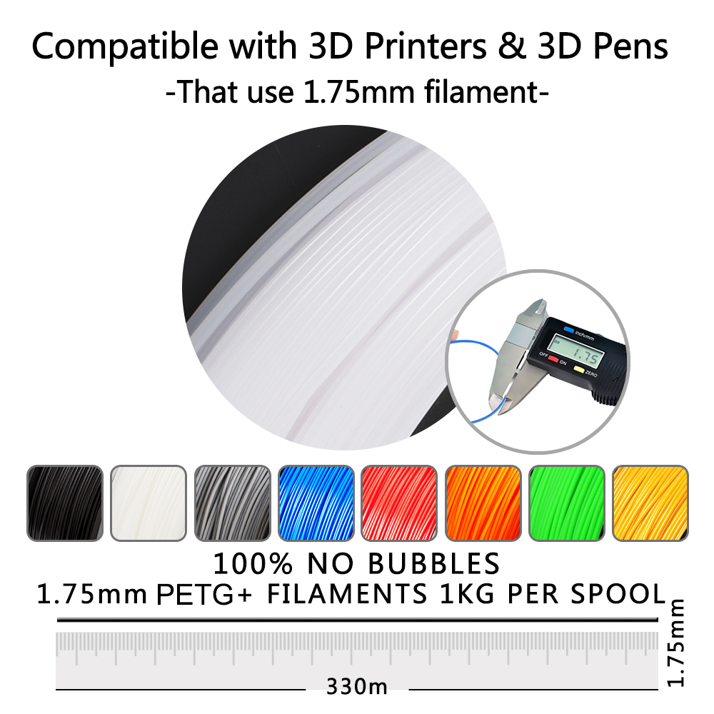 SUNLU 10KG Filamen 3D PETG Fil - 3D Printing Nylon ulasan dan harga