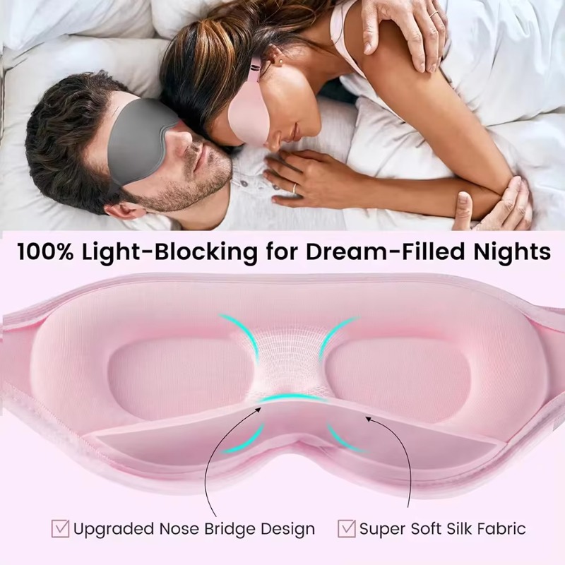 Masker Mata 3D, Masker Tidur P - 3D Printing Mask ulasan dan harga