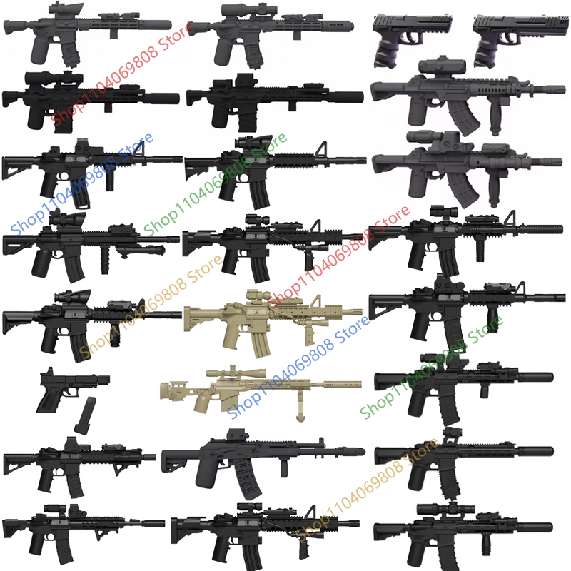 Figur Tentara Militer Aksesori - 3D Printing Lego Bricks ulasan dan harga