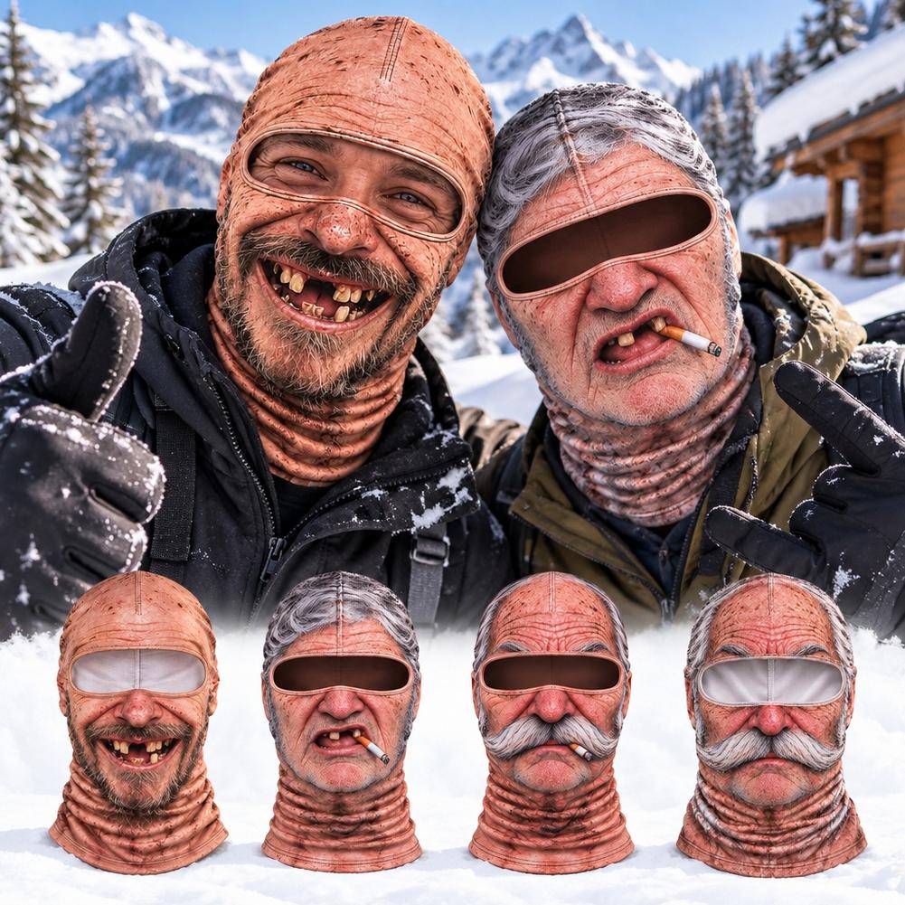 1 buah Balaclava dengan Motif  - 3D Printing Mask ulasan dan harga