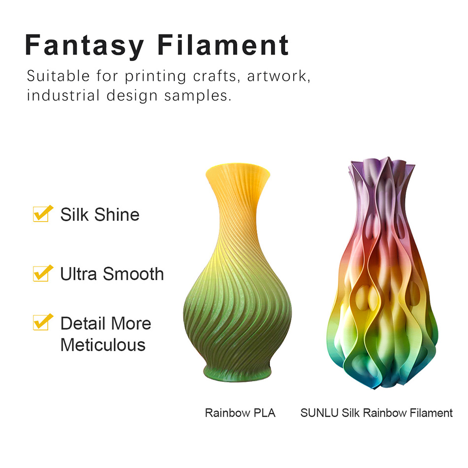 SUNLU sutra PLA 3D filamen 1.7 - 3D Printing Nylon ulasan dan harga