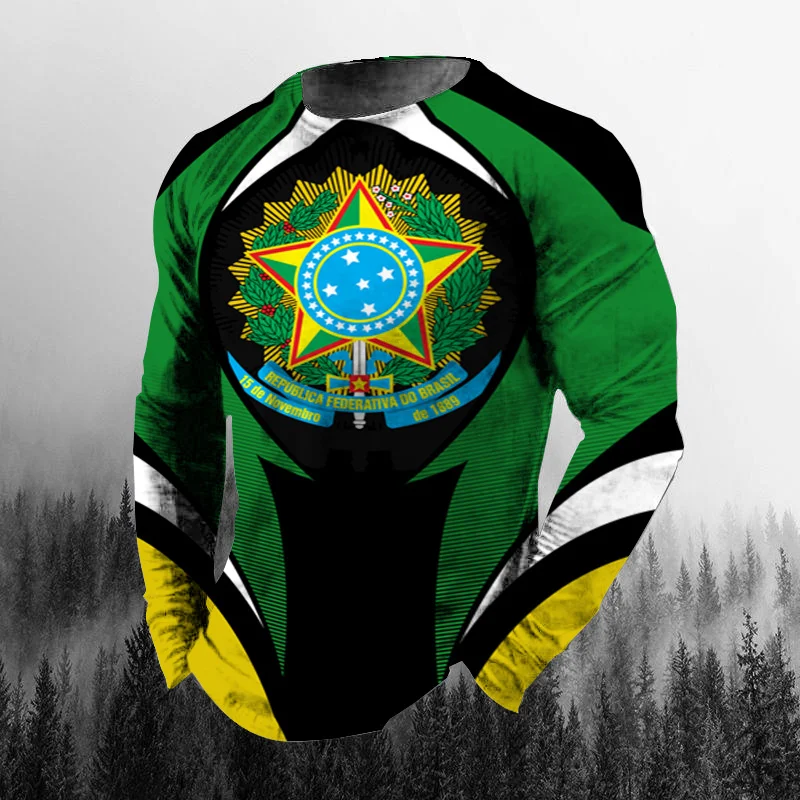 Kaos Pria Lengan Panjang Kasua - 3D Printing Custom ulasan dan harga