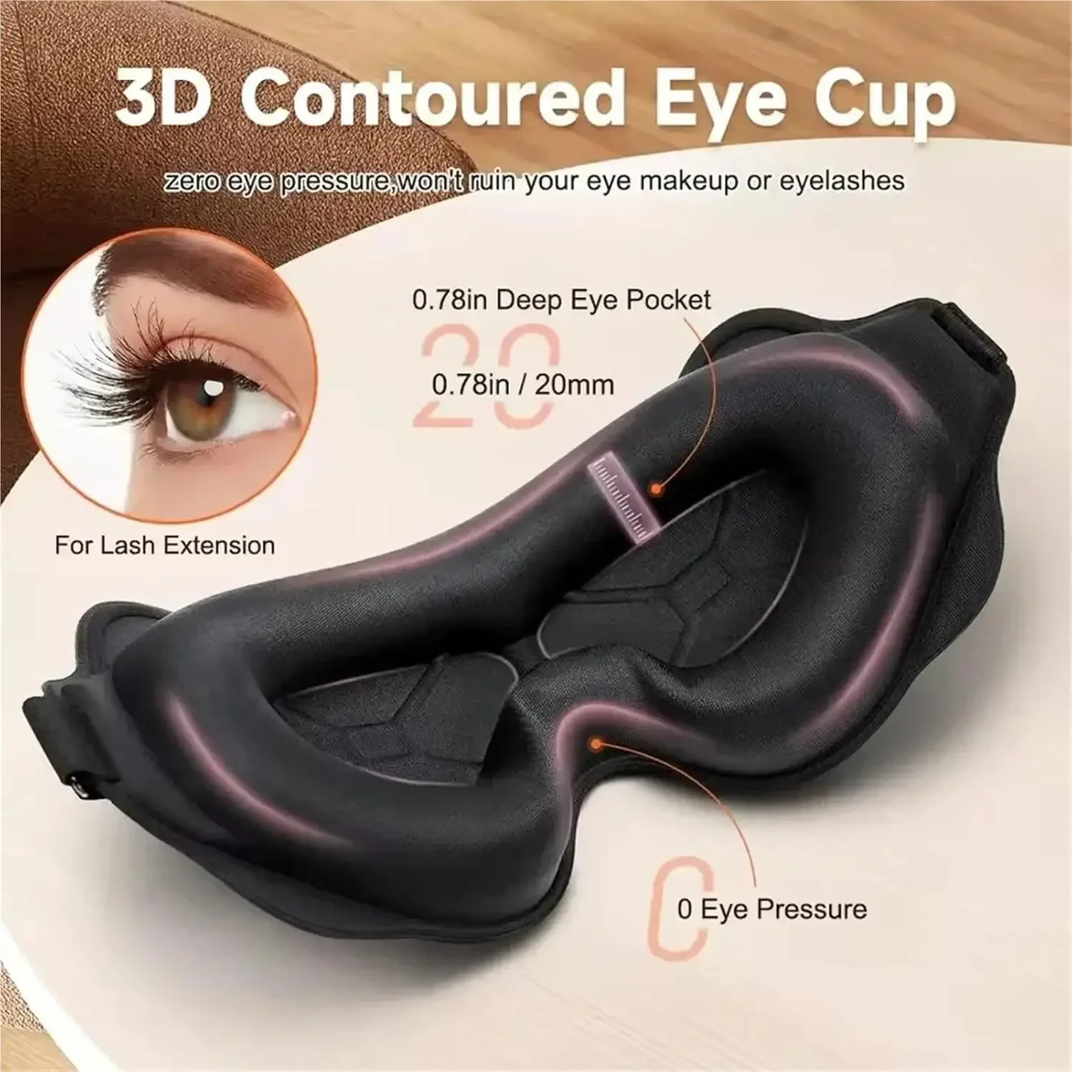 Masker Tidur 3D, Menghalangi C - 3D Printing Mask ulasan dan harga