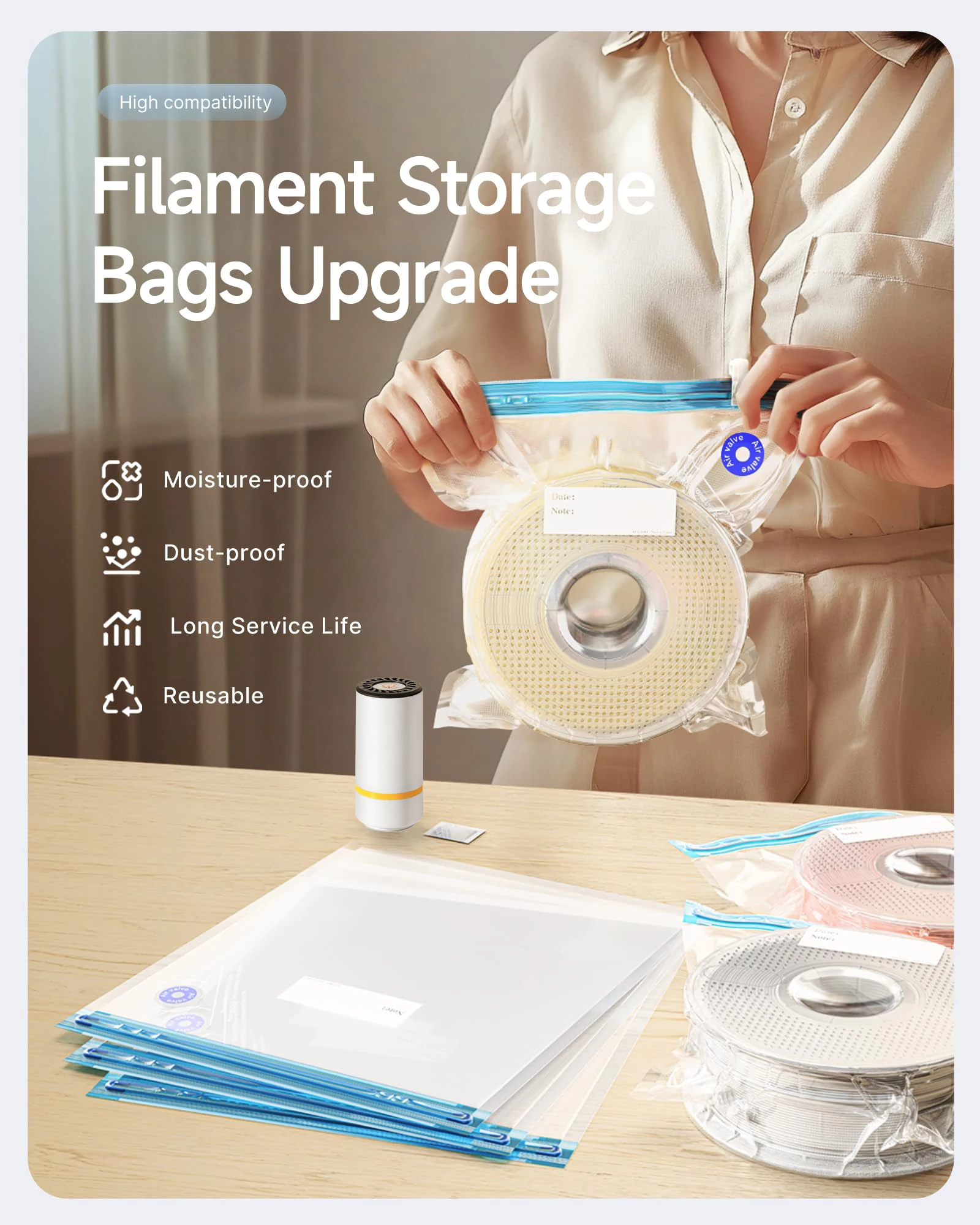Tas Vakum Filamen Printer 3D d - 3D Printing Industry ulasan dan harga